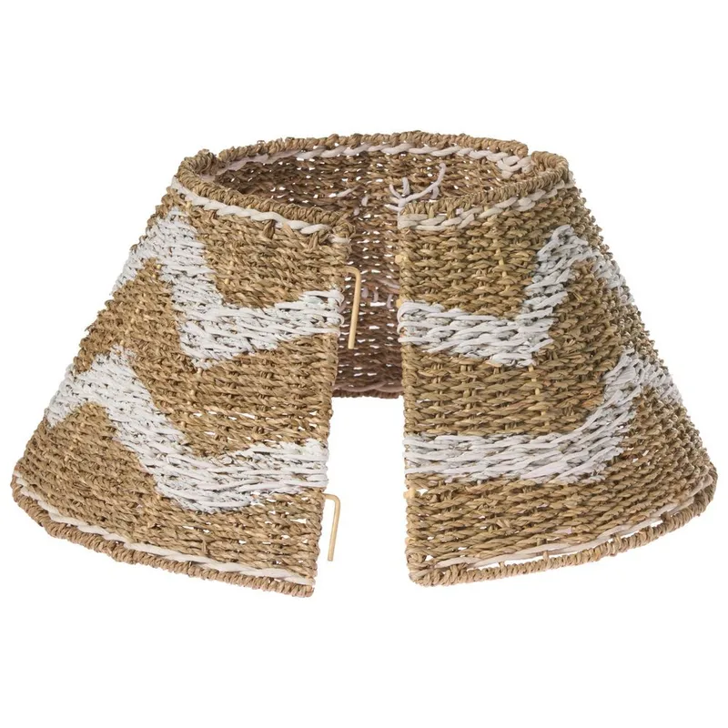 Juletræskrage Hiver - Naturlig, Hvid 43x43x24 cm - Boligtilbehør - Julepynt & højtidsdekorationer - Juelpynt og juledekoration - Juletræsfod