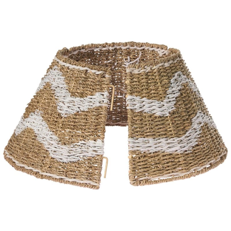 Juletræskrage Hiver - Naturlig, Hvid 43x43x24 cm - Boligtilbehør - Julepynt & højtidsdekorationer - Juelpynt og juledekoration - Juletræsfod