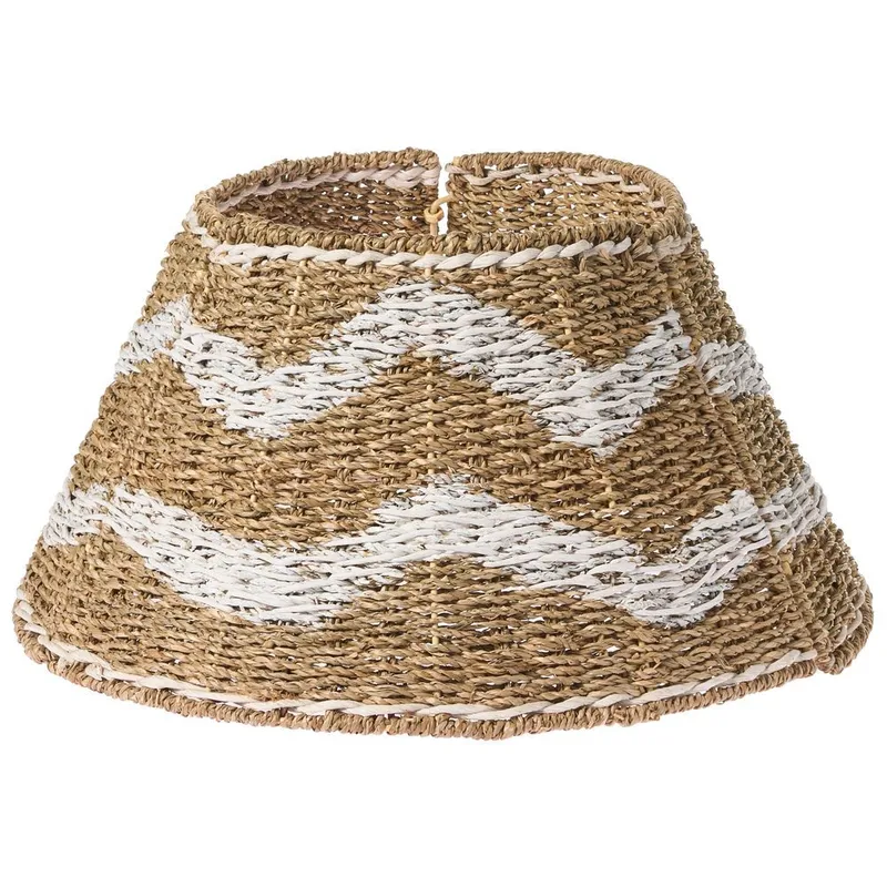 Juletræskrage Hiver, Naturlig, Hvid 43x43x24 cm