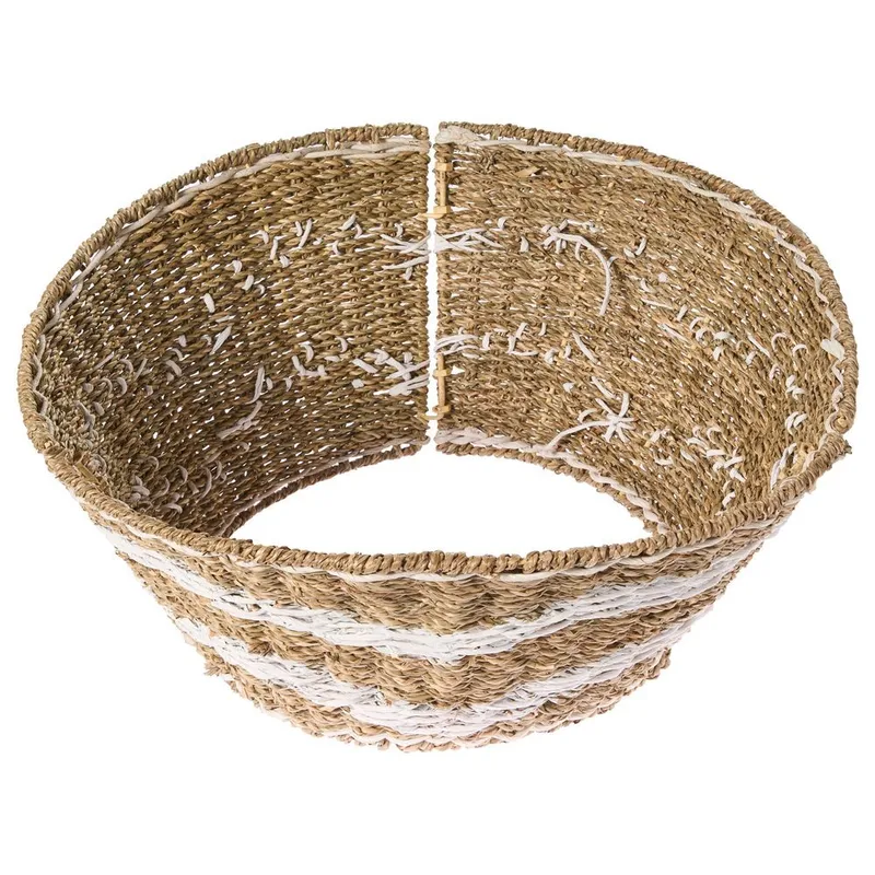 Juletræskrage Hiver - Naturlig, Hvid 51x51x24 cm - Boligtilbehør - Julepynt & højtidsdekorationer - Juelpynt og juledekoration - Juletræsfod