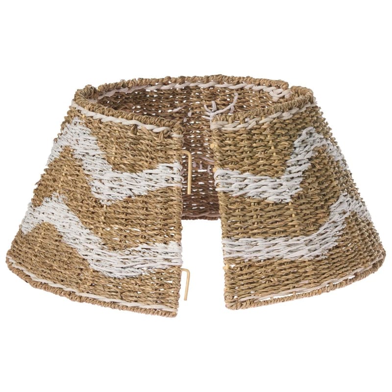 Juletræskrage Hiver - Naturlig, Hvid 51x51x24 cm - Boligtilbehør - Julepynt & højtidsdekorationer - Juelpynt og juledekoration - Juletræsfod