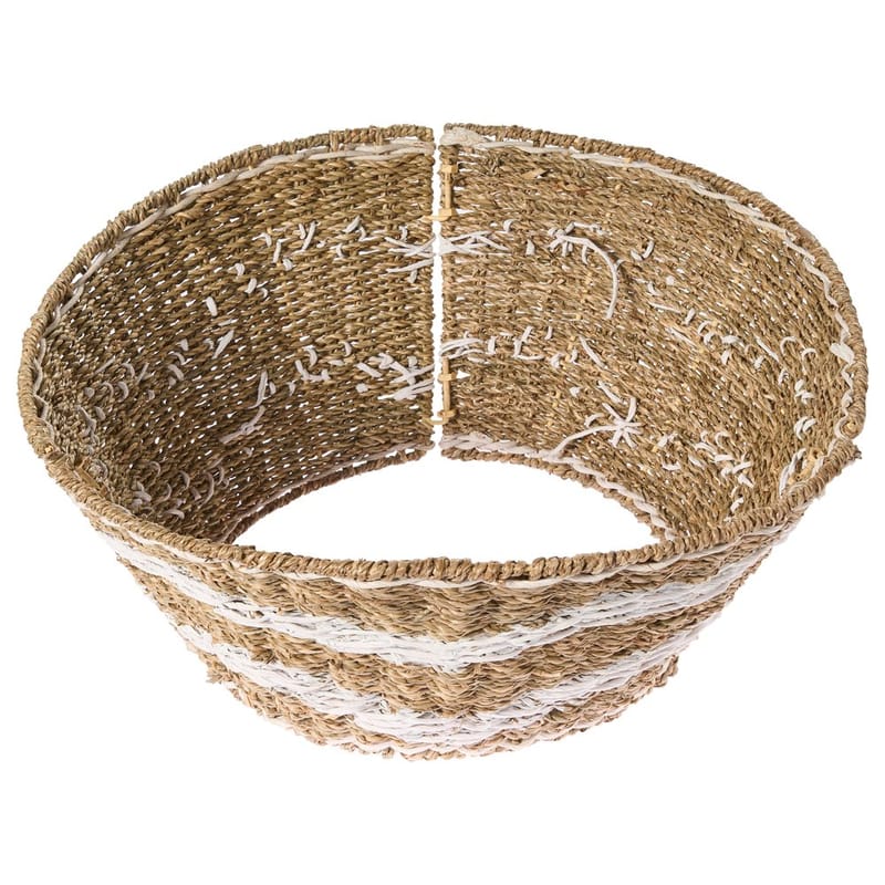 Juletræskrage Hiver - Naturlig, Hvid 51x51x24 cm - Boligtilbehør - Julepynt & højtidsdekorationer - Juelpynt og juledekoration - Juletræsfod