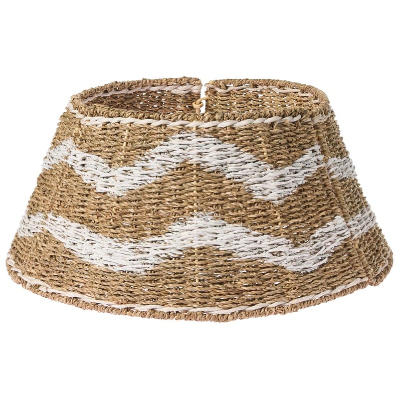 Juletræskrage Hiver, Naturlig, Hvid 60x60x29 cm