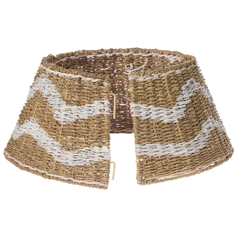 Juletræskrage Hiver - Naturlig, Hvid 60x60x29 cm - Boligtilbehør - Julepynt & højtidsdekorationer - Juelpynt og juledekoration - Juletræsfod