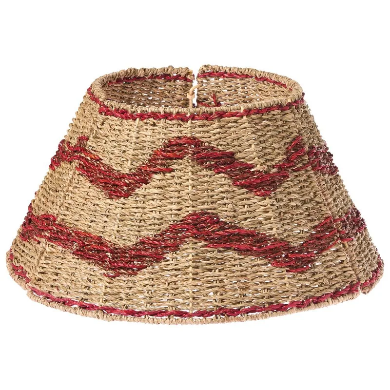 Juletræskrage Hiver - Naturlig, Rød 43x43x24 cm - Boligtilbehør - Julepynt & højtidsdekorationer - Juelpynt og juledekoration - Juletræsfod