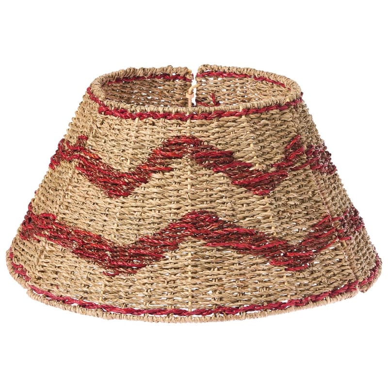 Juletræskrage Hiver, Naturlig, Rød 43x43x24 cm