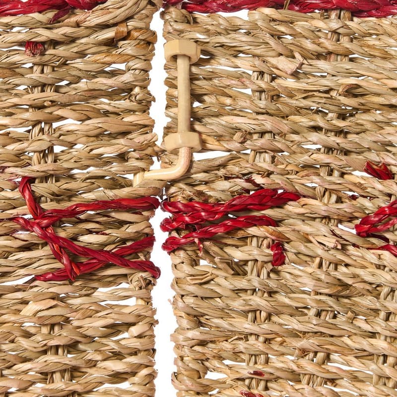 Juletræskrage Hiver - Naturlig, Rød 51x51x24 cm - Boligtilbehør - Julepynt & højtidsdekorationer - Juelpynt og juledekoration - Juletræsfod