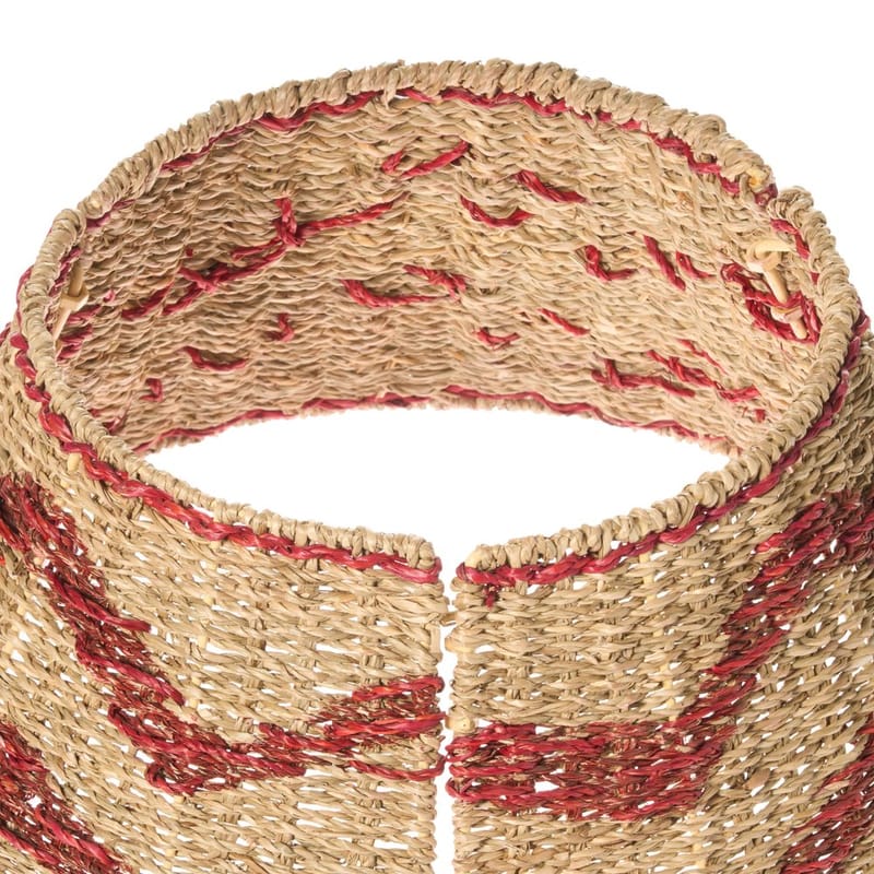 Juletræskrage Hiver - Naturlig, Rød 51x51x24 cm - Boligtilbehør - Julepynt & højtidsdekorationer - Juelpynt og juledekoration - Juletræsfod