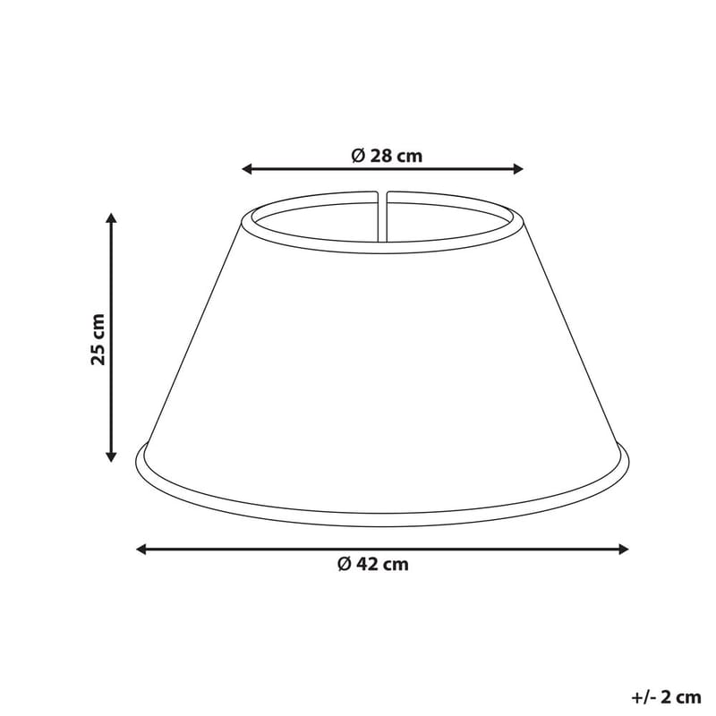 Juletræskrage Neige - 42x42x25 cm - Boligtilbehør - Julepynt & højtidsdekorationer - Juelpynt og juledekoration - Juletræsfod