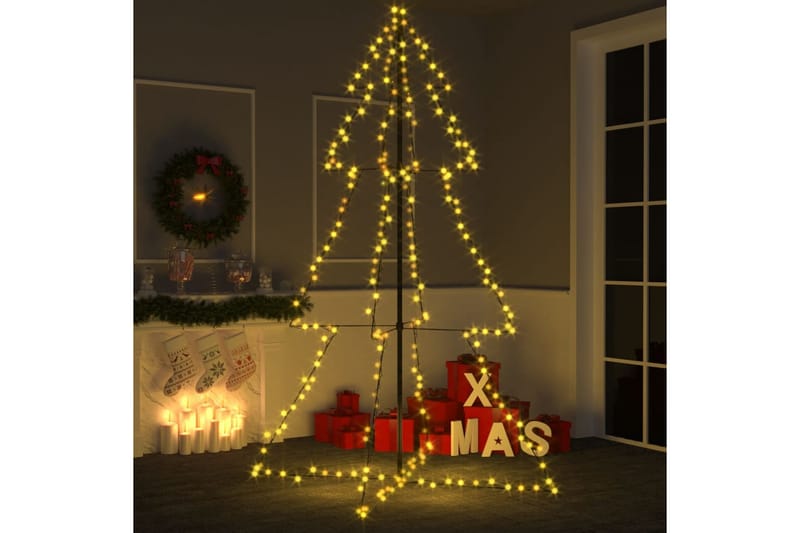 kegleformet juletræ 118x180 cm 240 LED'er indendørs/udendørs - Boligtilbehør - Julepynt & højtidsdekorationer - Juelpynt og juledekoration