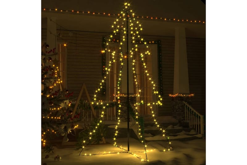 kegleformet juletræ 118x180 cm 240 LED'er indendørs/udendørs - Juelpynt og juledekoration - Juletræspynt & julekugler