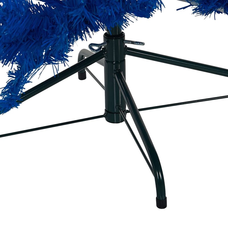 Kunstig juletræ Farnham - Blå 100x100x120 cm - Boligtilbehør - Julepynt & højtidsdekorationer - Juelpynt og juledekoration - Plastik juletræ