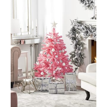 Kunstig juletræ Farnham - Rosa 100x100x120 cm - Boligtilbehør - Julepynt & højtidsdekorationer - Juelpynt og juledekoration - Plastik juletræ