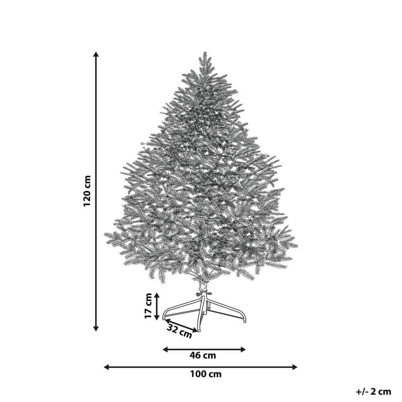 Kunstig juletræ Farnham - Rosa 100x100x120 cm - Boligtilbehør - Julepynt & højtidsdekorationer - Juelpynt og juledekoration - Plastik juletræ