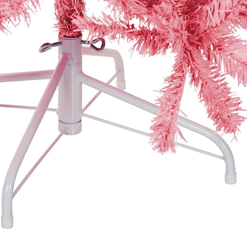 Kunstig juletræ Farnham - Rosa 150x150x210 cm - Boligtilbehør - Julepynt & højtidsdekorationer - Juelpynt og juledekoration - Plastik juletræ