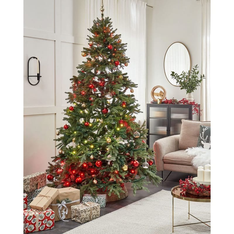Kunstig juletræ Huxley - 153x153x240 cm - Boligtilbehør - Julepynt & højtidsdekorationer - Juelpynt og juledekoration - Plastik juletræ