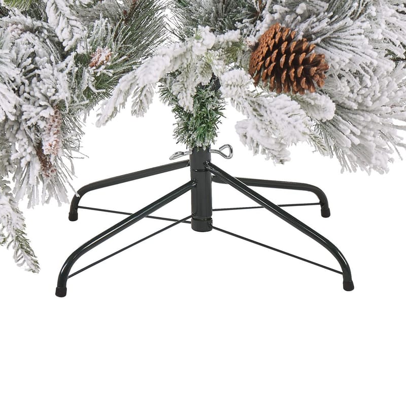 Kunstigt snedækket juletræ Masala - 100x100x120 cm - Boligtilbehør - Julepynt & højtidsdekorationer - Juelpynt og juledekoration - Plastik juletræ