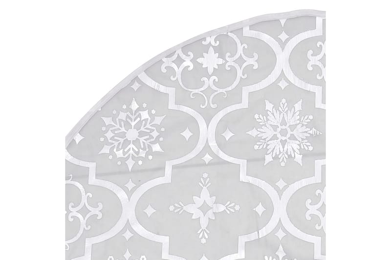 luksuriøs skjuler til juletræsfod med julesok 122 cm stof - Hvid - Juletræsfod - Juelpynt og juledekoration