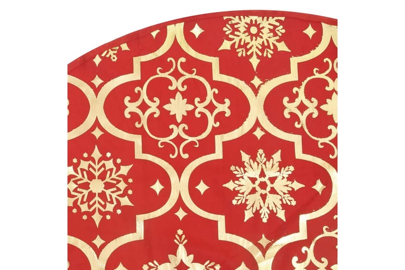 luksuriøs skjuler til juletræsfod med julesok 122 cm stof - Rød - Juletræsfod - Juelpynt og juledekoration