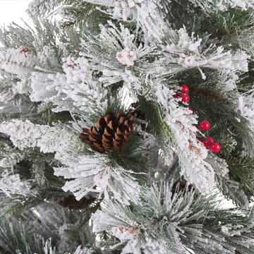 Masala Snedækket Plastikgran 180 cm - Hvid/Grøn - Boligtilbehør - Julepynt & højtidsdekorationer - Juelpynt og juledekoration - Plastik juletræ