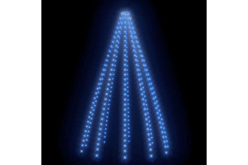 netlys til juletræ 250 LED'er 250 cm blåt lys - Blå - Boligtilbehør - Julepynt & højtidsdekorationer - Juelpynt og juledekoration