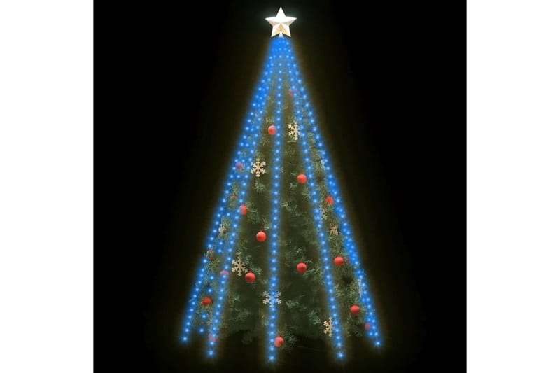 netlys til juletræ med 400 LED'er 400 cm blå - Blå - Boligtilbehør - Julepynt & højtidsdekorationer - Juelpynt og juledekoration