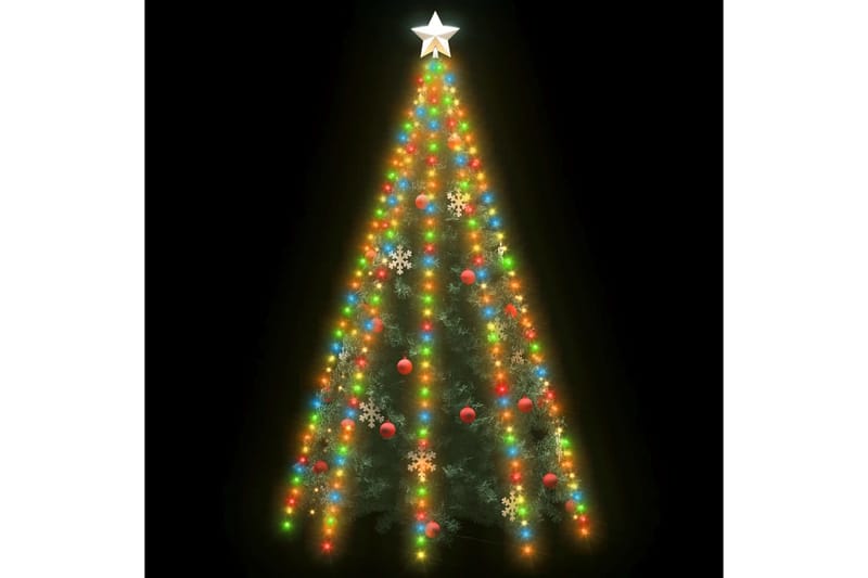 netlys til juletræ med 400 LED'er 400 cm flerfarvet - Flerfarvet - Juelpynt og juledekoration - Juletræspynt & julekugler