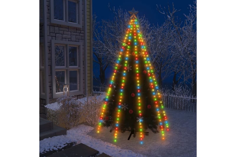 netlys til juletræ med 400 LED'er 400 cm flerfarvet - Flerfarvet - Boligtilbehør - Julepynt & højtidsdekorationer - Juelpynt og juledekoration