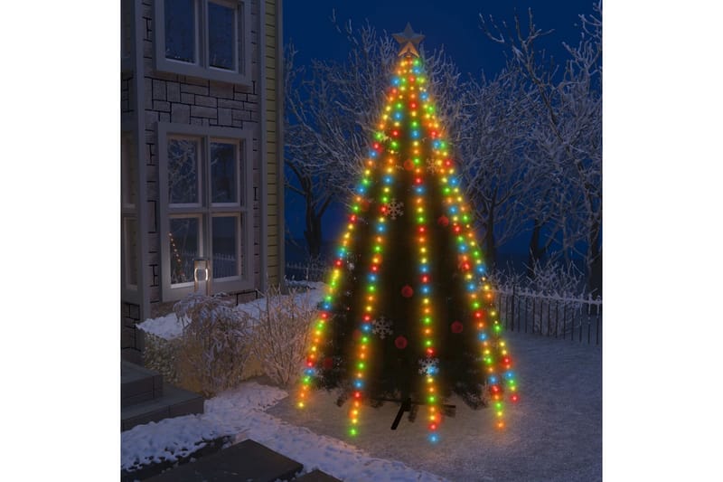 netlys til juletræ med 400 LED'er 400 cm flerfarvet - Flerfarvet - Juelpynt og juledekoration - Juletræspynt & julekugler