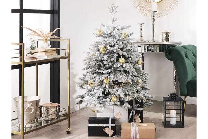 Chaker Juletræ 120 cm - Hvid - Plastik juletræ