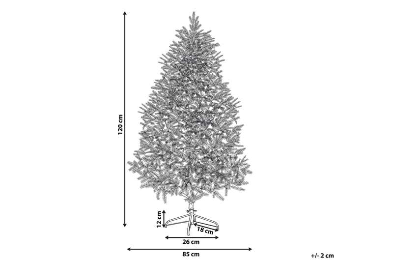 Chaker Juletræ 120 cm - Hvid - Boligtilbehør - Julepynt & højtidsdekorationer - Juelpynt og juledekoration - Plastik juletræ