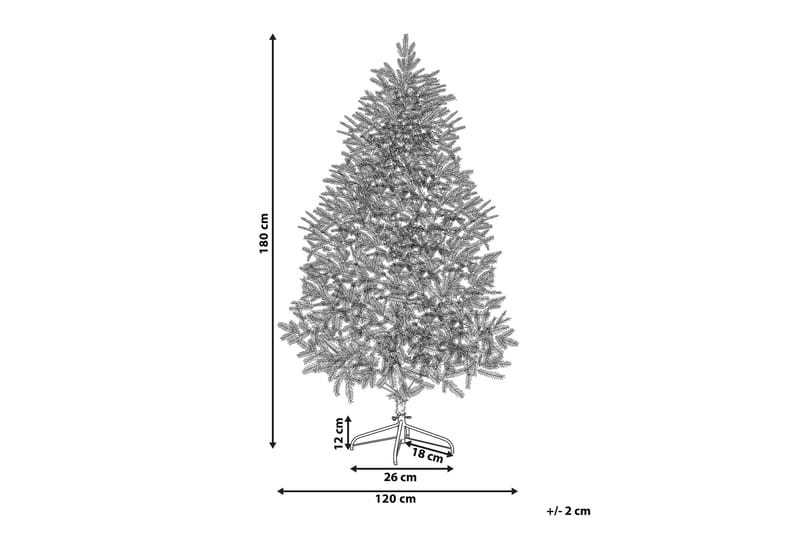 Chaker Juletræ 180 cm - Hvid - Boligtilbehør - Julepynt & højtidsdekorationer - Juelpynt og juledekoration - Plastik juletræ