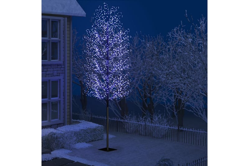 Juletræ 2000 Led'Er Kirsebærblomst 500 cm Blåt Hvidt Lys - Plastik juletræ