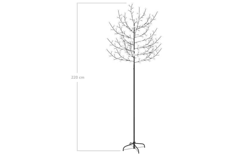 Juletræ 220 Led'Er Kirsebærblomst 220 cm Koldt Hvidt Lys - Boligtilbehør - Julepynt & højtidsdekorationer - Juelpynt og juledekoration - Plastik juletræ