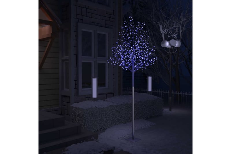 Juletræ 600 Led'Er Kirsebærblomst 300 cm Blåt Lys - Boligtilbehør - Julepynt & højtidsdekorationer - Juelpynt og juledekoration - Plastik juletræ