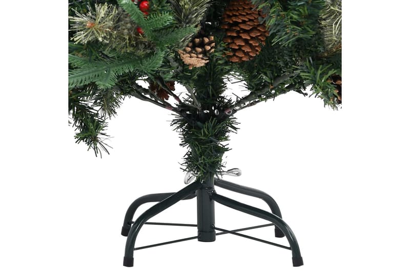 juletræ med grankogler 120 cm PVC & PE grøn - Boligtilbehør - Julepynt & højtidsdekorationer - Juelpynt og juledekoration - Plastik juletræ