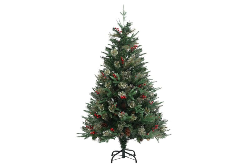 juletræ med grankogler 120 cm PVC & PE grøn - Boligtilbehør - Julepynt & højtidsdekorationer - Juelpynt og juledekoration - Plastik juletræ