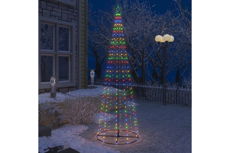 Kegleformet Juletræ 330 Led'Er 100x300 cm Flerfarvet - Plastik juletræ
