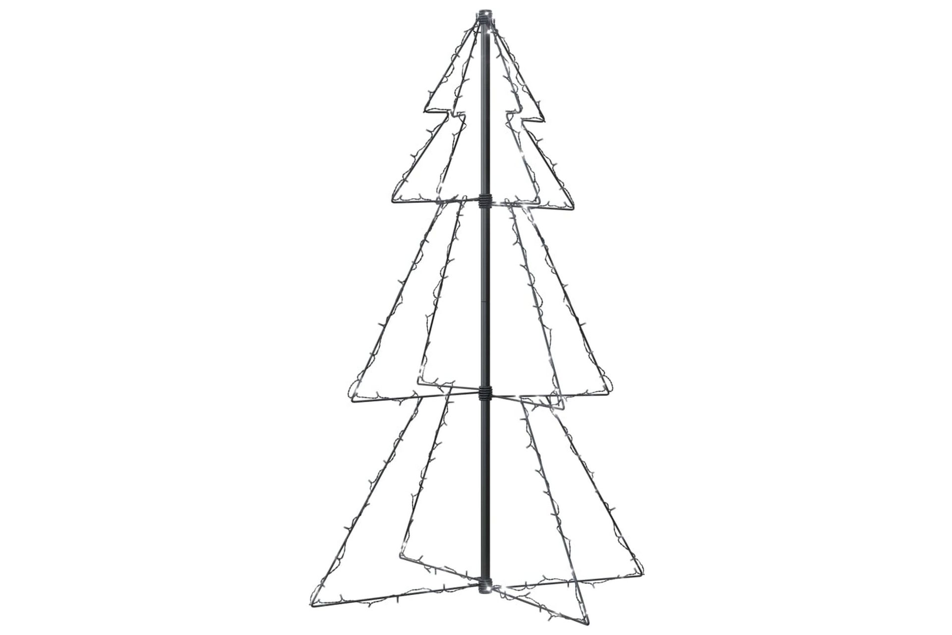 kegleformet juletræ 78x120 cm 160 LED-lys indendørs/udendørs - Boligtilbehør - Julepynt & højtidsdekorationer - Juelpynt og juledekoration - Plastik juletræ