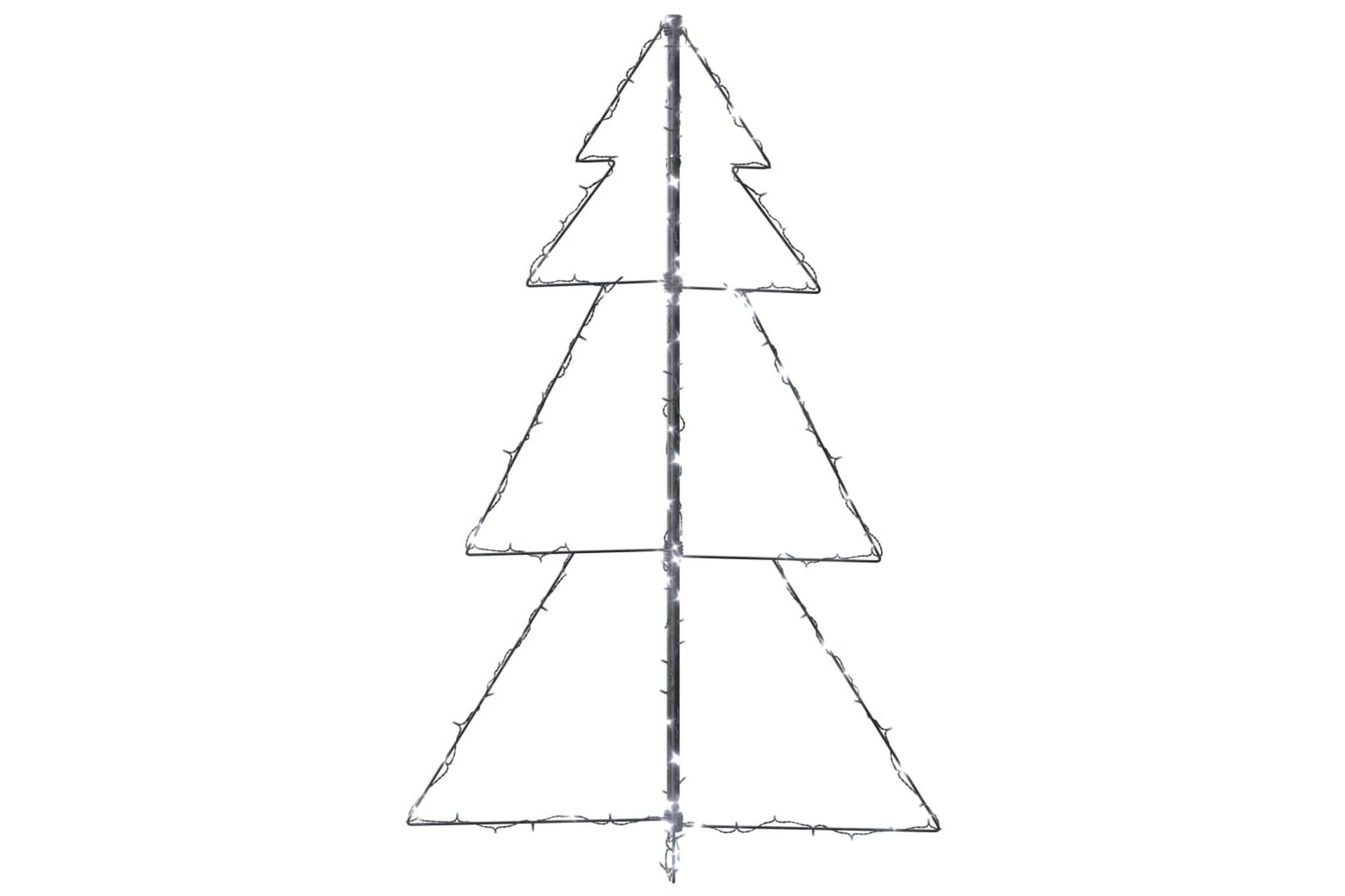 kegleformet juletræ 78x120 cm 160 LED-lys indendørs/udendørs - Boligtilbehør - Julepynt & højtidsdekorationer - Juelpynt og juledekoration - Plastik juletræ