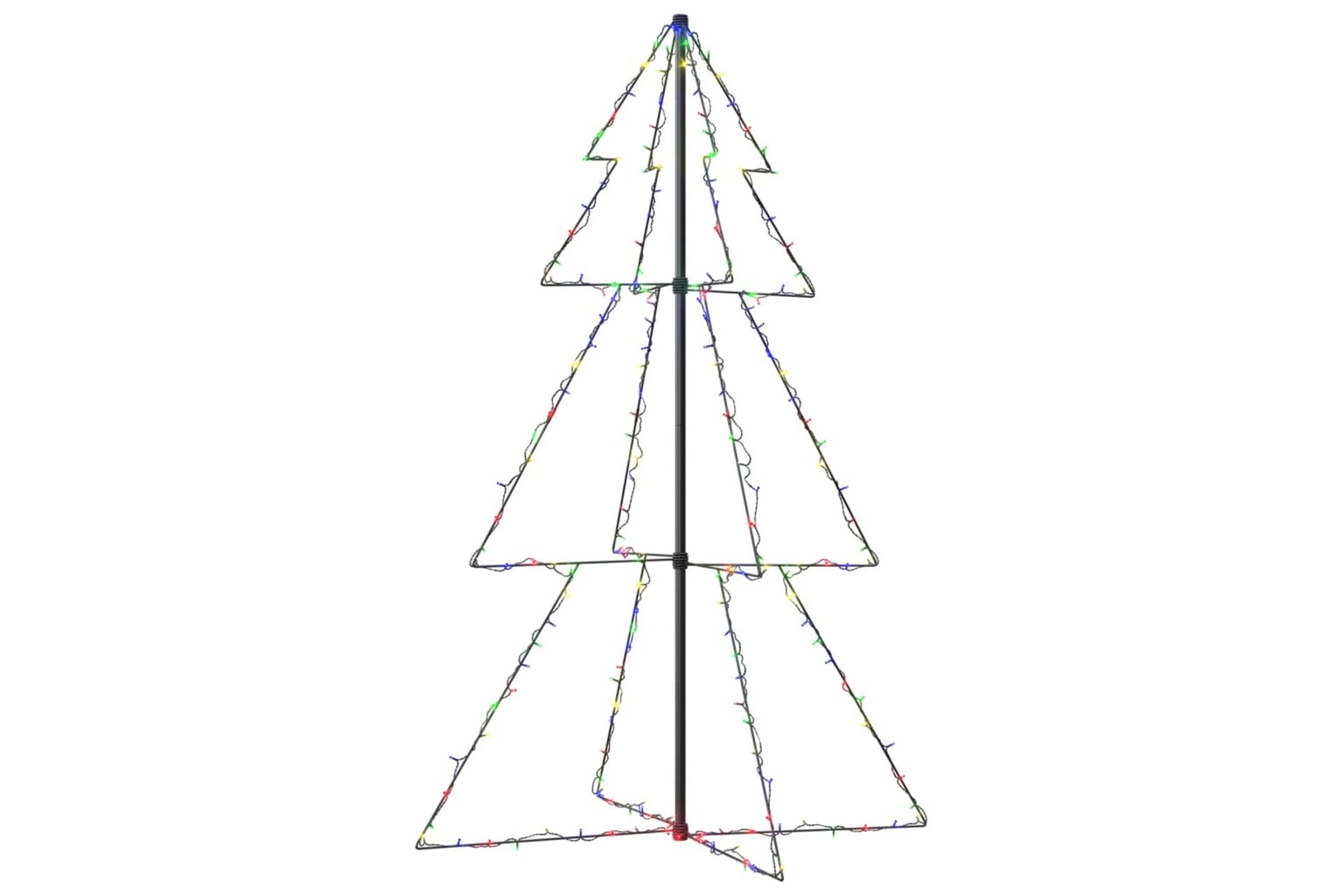 kegleformet juletræ 98x150 cm 200 LED indendørs & udendørs - Boligtilbehør - Julepynt & højtidsdekorationer - Juelpynt og juledekoration - Plastik juletræ