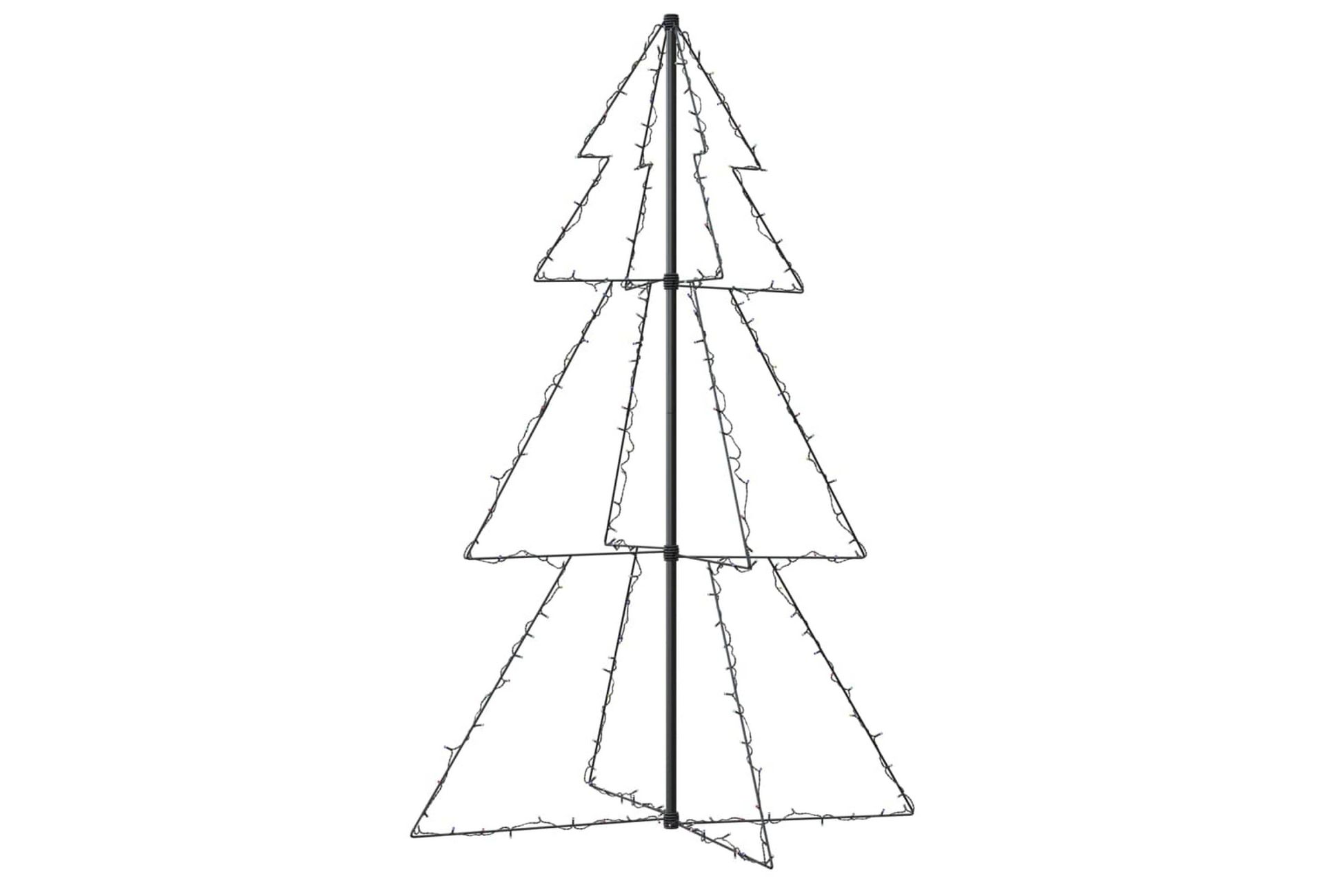 kegleformet juletræ 98x150 cm 200 LED indendørs & udendørs - Boligtilbehør - Julepynt & højtidsdekorationer - Juelpynt og juledekoration - Plastik juletræ