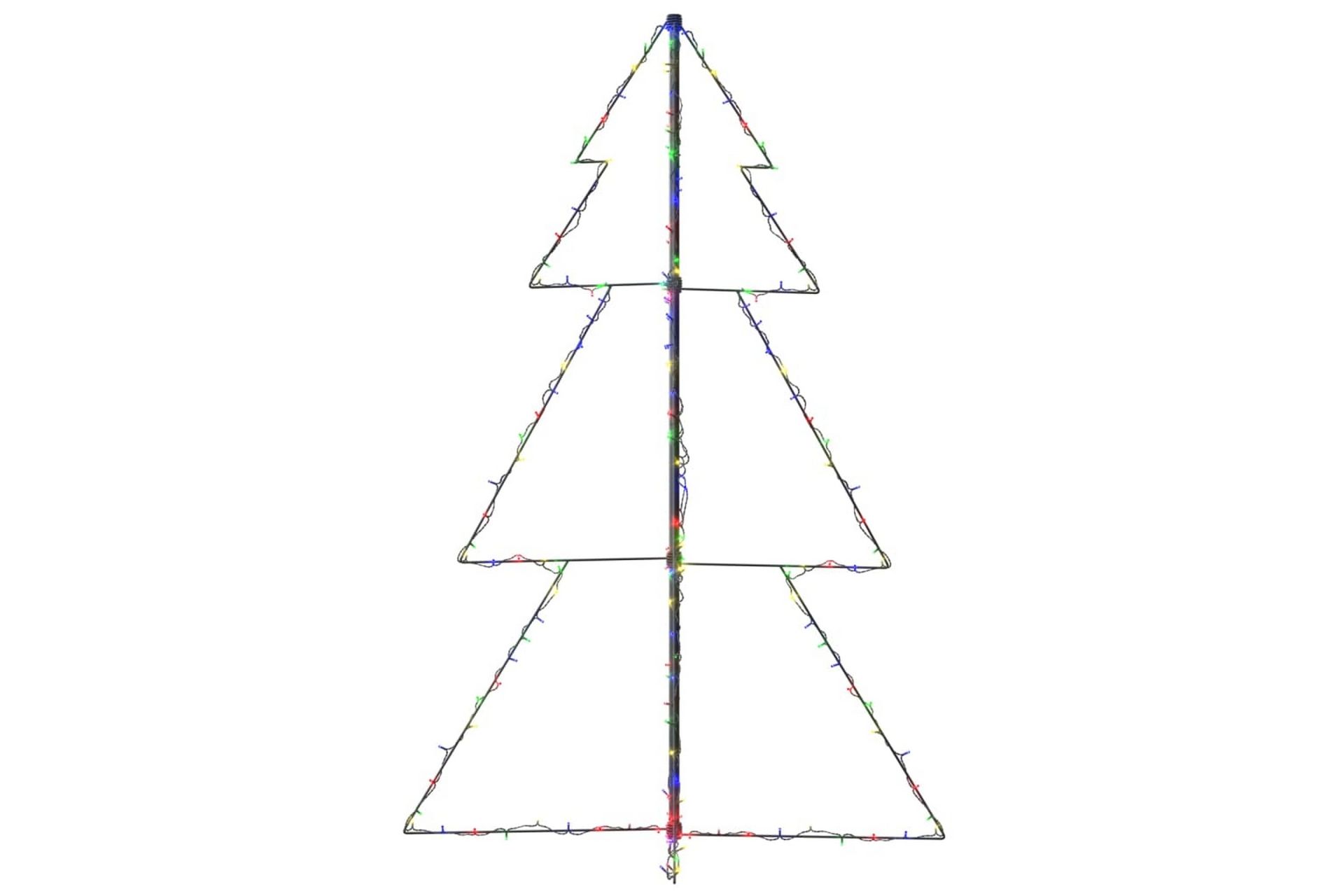 kegleformet juletræ 98x150 cm 200 LED indendørs & udendørs - Boligtilbehør - Julepynt & højtidsdekorationer - Juelpynt og juledekoration - Plastik juletræ