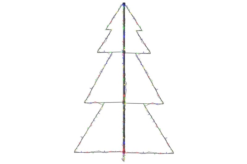 kegleformet juletræ 98x150 cm 200 LED indendørs & udendørs - Boligtilbehør - Julepynt & højtidsdekorationer - Juelpynt og juledekoration - Plastik juletræ