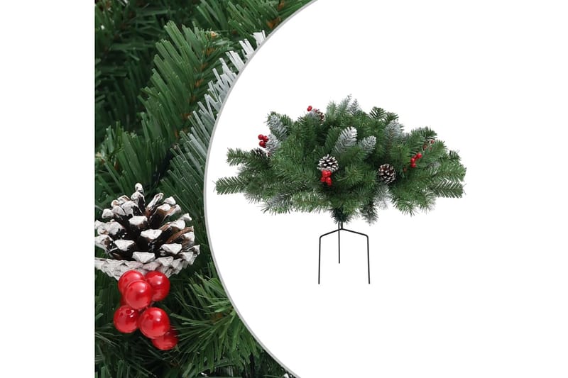 kunstigt juletræ 40 cm PVC grøn - Plastik juletræ