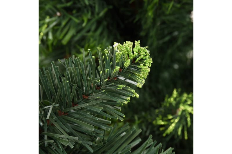 kunstigt juletræ med grankogler 180 cm grøn - Plastik juletræ