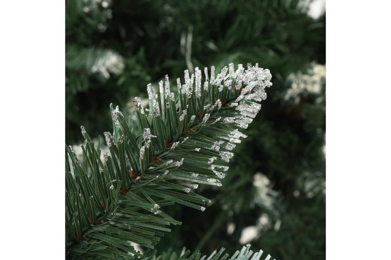 kunstigt juletræ med grankogler og hvidt glitter 210 cm - Boligtilbehør - Julepynt & højtidsdekorationer - Juelpynt og juledekoration - Plastik juletræ