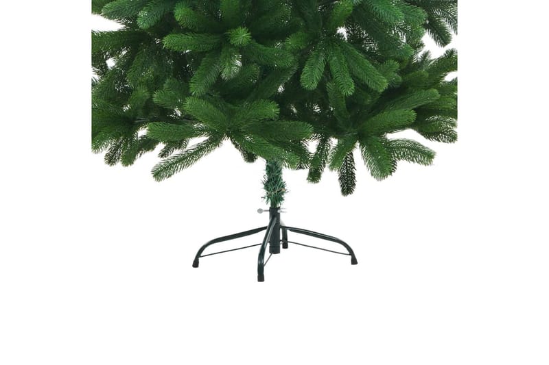 kunstigt juletræ med LED-lys & kuglesæt 180 cm grøn - Plastik juletræ