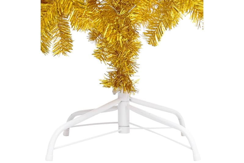 kunstigt juletræ med LED-lys og kuglesæt 120 cm PETdfarvet - Plastik juletræ