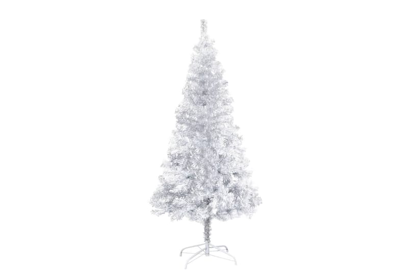 kunstigt juletræ med LED-lys og kuglesæt 150 cm PET - Plastik juletræ